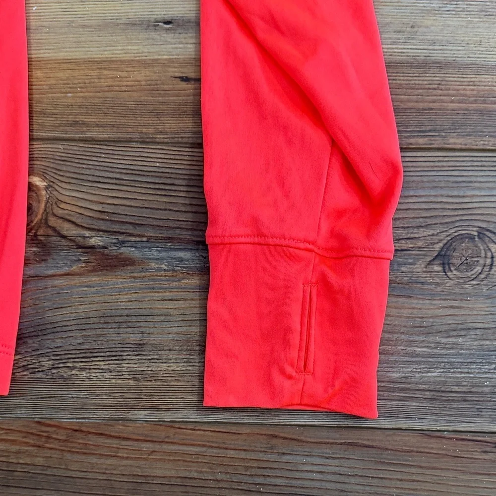 Under Armour Vibrant Orange/Red Heat Gear Hoodie